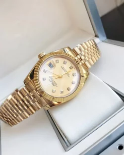 Rolex Datejust RG RG Replica 36 28mm Jub Gold Dial5