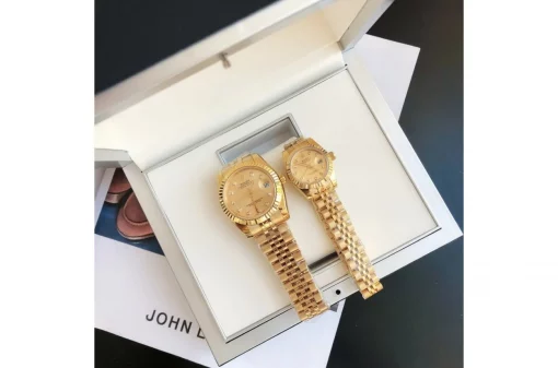 Rolex Datejust RG/RG Replica 36/28mm Jub Gold/Dial
