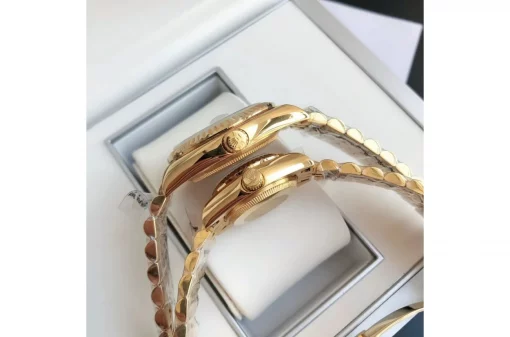 Rolex Datejust RG/RG Replica 36/28mm Jub Gold/Dial