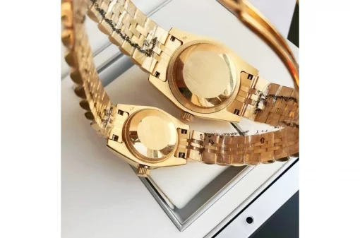 Rolex Datejust RG/RG Replica 36/28mm Jub Gold/Dial