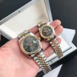 Rolex Datejust RG/SS Replica 36/28mm Jub Grey/Rmn
