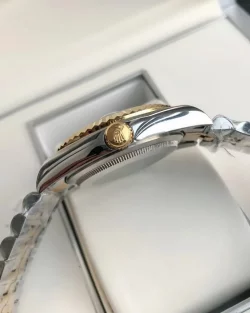 Rolex Datejust RG SS Replica 36 28mm Jub Grey Rmn8