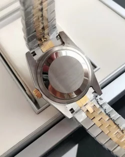 Rolex Datejust RG SS Replica 36 28mm Jub Grey Rmn9