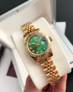 Rolex Datejust RG36/28 Green Dial with Diamond Markers