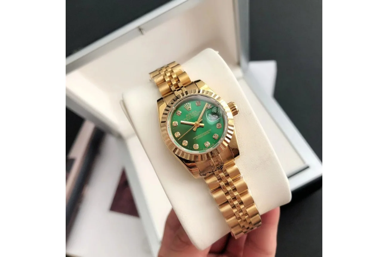 Rolex Datejust RG36/28 Green Dial with Diamond Markers Rolex Datejust RG36/28 Green Dial with Diamond Markers