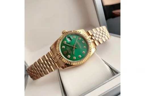 Rolex Datejust RG36/28 Green Dial with Diamond Markers