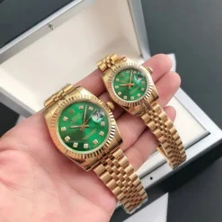 Rolex Datejust RG36/28 Green Dial with Diamond Markers