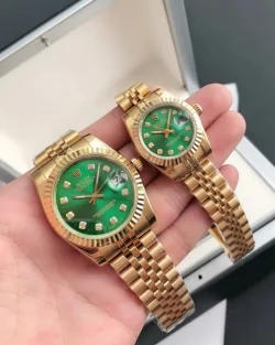 Rolex Datejust RG36/28 Green Dial with Diamond Markers