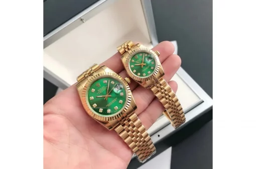 Rolex Datejust RG36/28 Green Dial with Diamond Markers