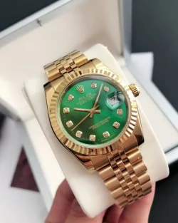 Rolex Datejust RG36/28 Green Dial with Diamond Markers