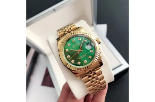 Rolex Datejust RG36/28 Green Dial with Diamond Markers