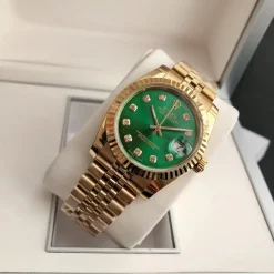 Rolex Datejust RG36/28 Green Dial with Diamond Markers