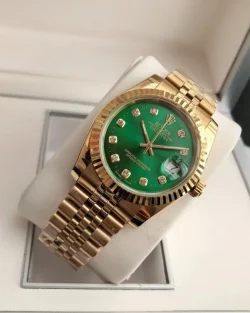 Rolex Datejust RG36/28 Green Dial with Diamond Markers