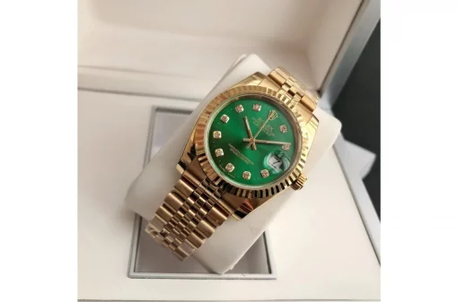 Rolex Datejust RG36/28 Green Dial with Diamond Markers