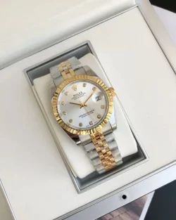Rolex Datejust RG:SS Replica 36:28mm Jub Sliver:Dia4