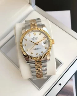 Rolex Datejust RG:SS Replica 36:28mm Jub Sliver:Dia5