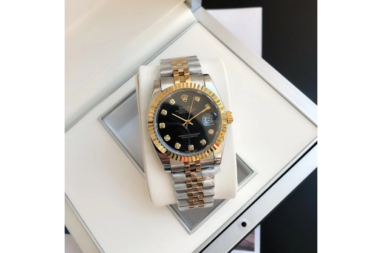 Rolex Datejust RGSS3628 - Black Dial with Diamond Markers Rolex Datejust RGSS3628 - Black Dial with Diamond Markers