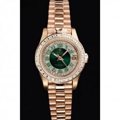 Rolex Datejust RL39 Green Dial 28mm