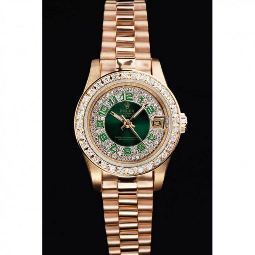 Rolex Datejust RL39 Green Dial 28mm