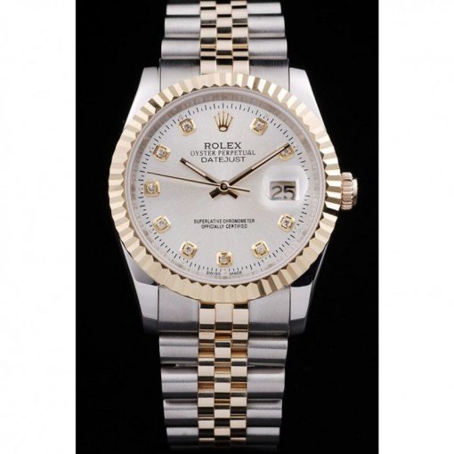 Rolex Datejust SRL10 Superclone 36mm White Dial