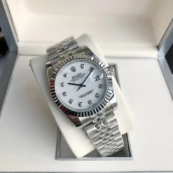 Rolex Datejust SS SS Replica 36 28mm Jub White Dial3