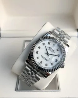 Rolex Datejust SS SS Replica 36 28mm Jub White Dial4