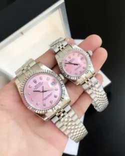 Rolex Datejust SS36/28 – Black Dial with Diamond Markers