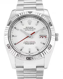 Rolex Datejust Turn-O-Graph 116264 White Dial