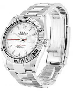 Rolex Datejust Turn-O-Graph 116264 White Dial