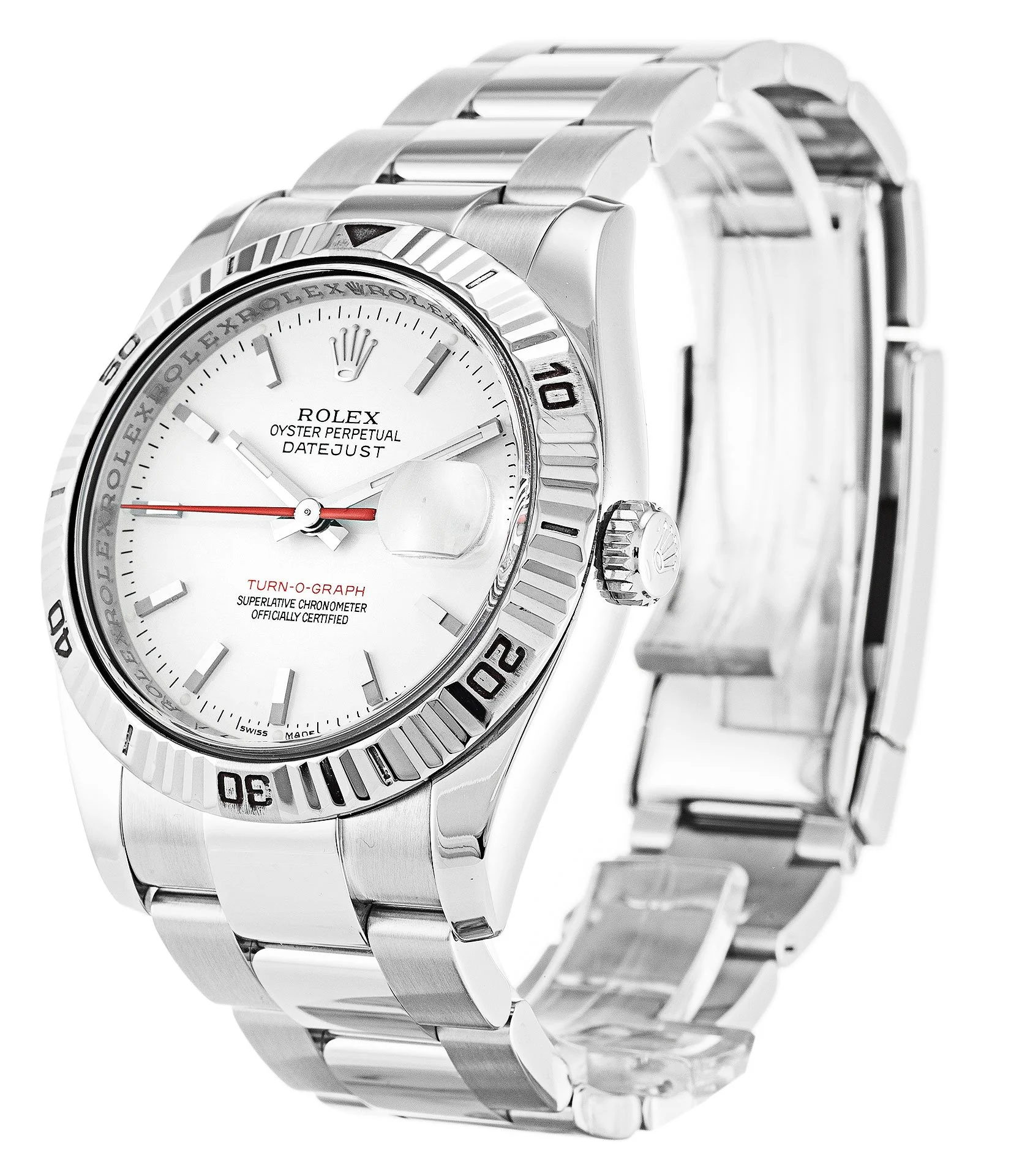 Rolex Datejust Turn O Graph 116264 White Dial Rolex Datejust Turn O Graph 116264 White Dial