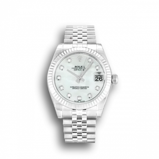 Rolex Lady-Datejust 178274 Mother of Pearl 31mm White Dial