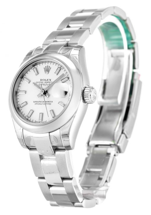 Rolex Lady-Datejust 179160 Replica 26mm Silver Dial