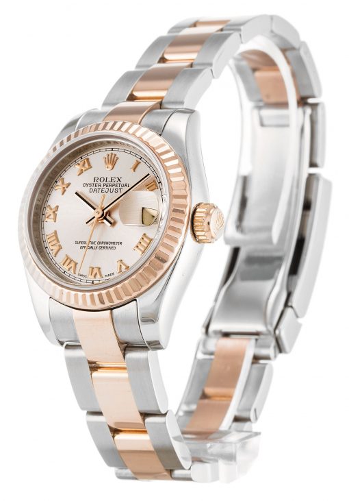 Rolex Lady-Datejust 179171 Replica 26mm Rose Dial