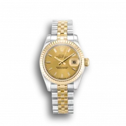 Rolex Lady-Datejust 179173-2 Replica 26mm Champagne Dial