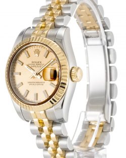 Rolex Lady-Datejust 179173-2 Replica 26mm Champagne Dial
