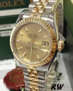 Rolex Lady Datejust 179173 2 Replica 26mm Champagne Dial