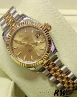 Rolex Lady Datejust 179173 2 Replica 26mm Champagne Dial