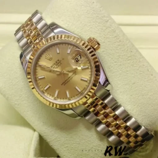 Rolex Lady-Datejust 179173-2 Replica 26mm Champagne Dial
