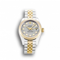 Rolex Lady-Datejust 179173 Replica 26mm Silver Dial