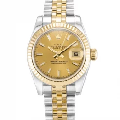 Rolex Lady-Datejust 179173 Replica Champagne Dial 26mm