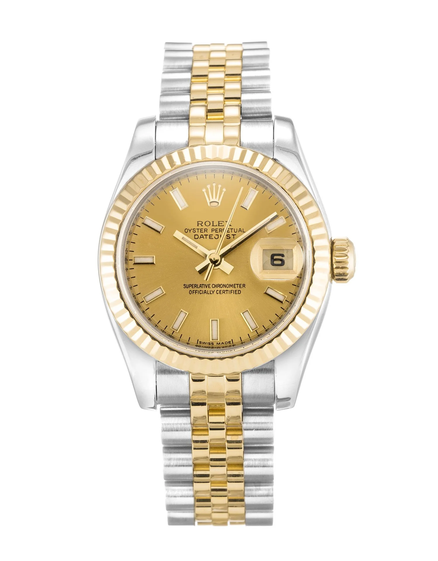 Rolex Lady Datejust 179173 Replica Champagne Dial 26mm Rolex Lady Datejust 179173 Replica Champagne Dial 26mm