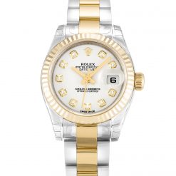 Rolex Lady-Datejust 179173 White Dial