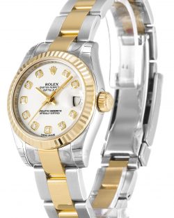 Rolex Lady Datejust 179173 White Dial