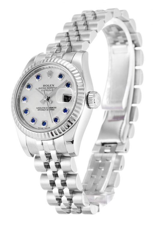 Rolex Lady-Datejust 179174 Replica Mother of Pearl White Dial 26mm