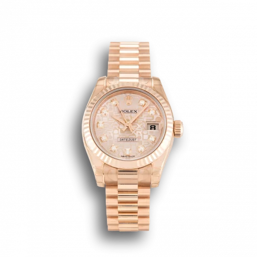 Rolex Lady-Datejust 179175 Rose Dial 26mm