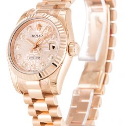 Rolex Lady-Datejust 179175 Rose Dial 26mm