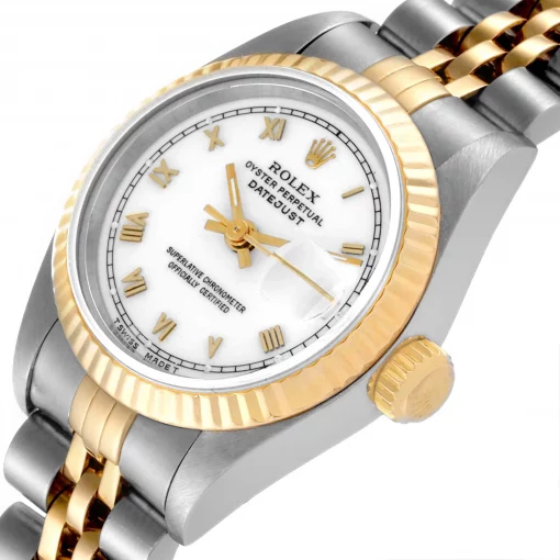 Rolex Lady-Datejust 69173 Replica 26mm White Dial