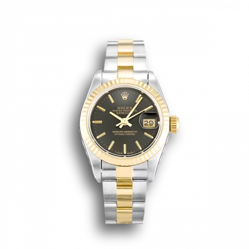 Rolex Lady-Datejust 69173 Replica Black Dial 26mm