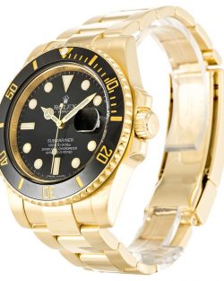 Rolex Submariner 116618LN Superclone Black Dial Gold Edition