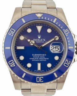 Rolex Submariner 116619LB Replica Blue Dial “Smurf”